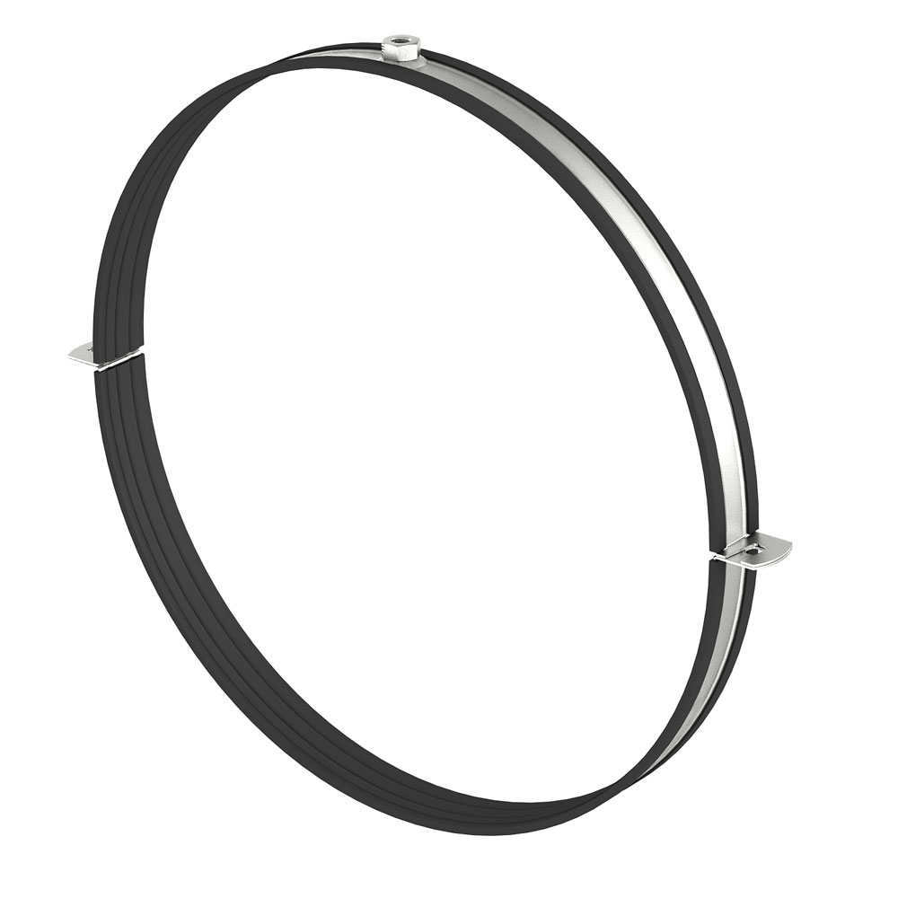 Abrazaderas galvanizadas 1120 mm - con goma